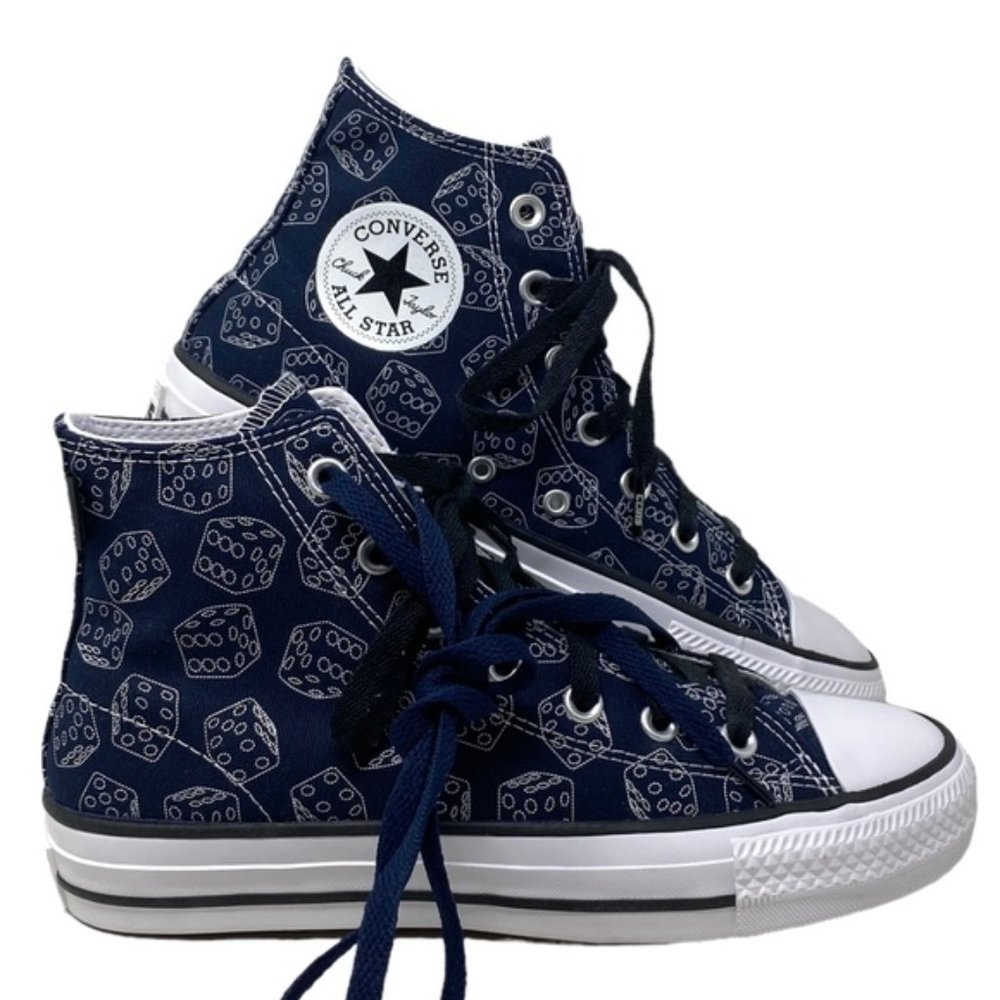 Converse CONS Chuck Taylor Pro Casual Women Sneakers High Top Shoes Navy A03222C - Picture 3 of 10